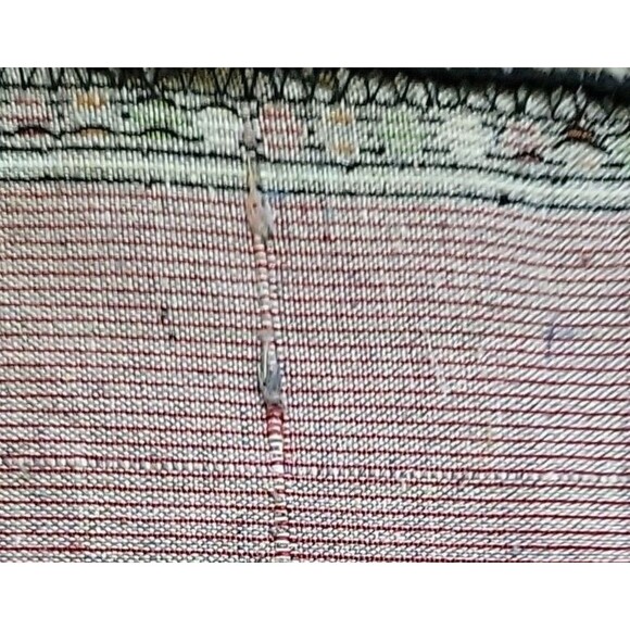 VTG Pointer Dog Bird Hunt Scene Tapestry Rug Rayon Cotton 38x20" Man Cave Cabin - Picture 4 of 8